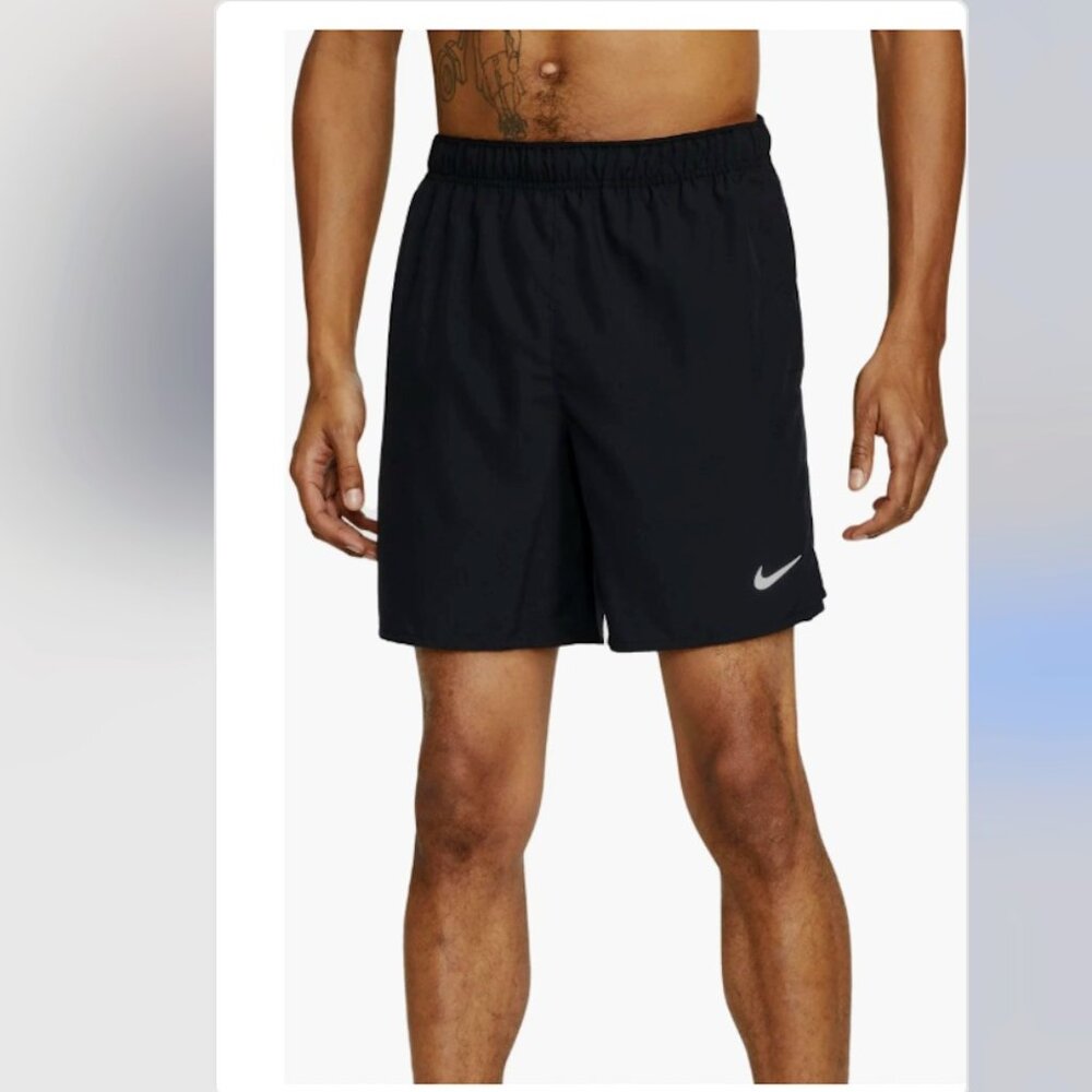 Nike Training Shorts - Black | Men’s Large | Elastic Waist, Drawstring Side Slit